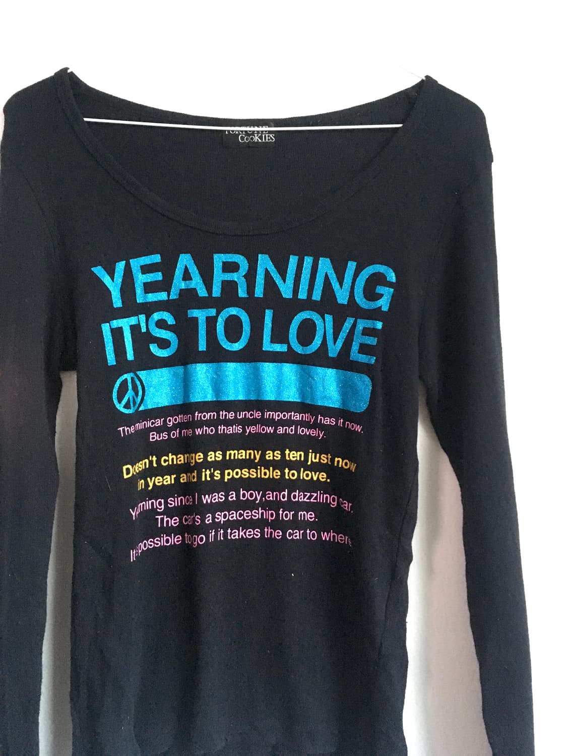 jpn vintage punky slim printing t shirt 상품이미지5