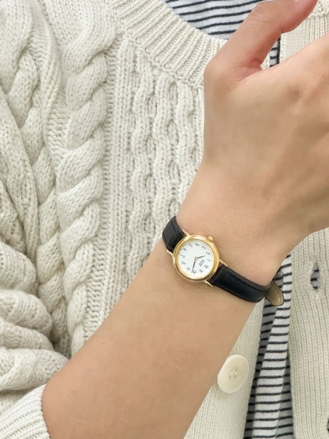 seiko / 세이코 클래식 라운드 쿼츠 여성 시계 상품이미지9