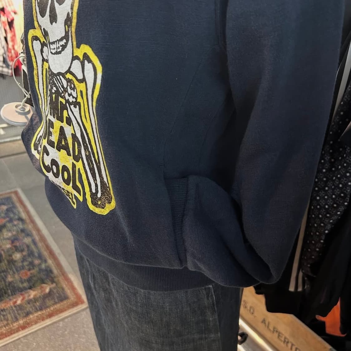 Diesel Dead Cool Skull Hoodie 상품이미지5