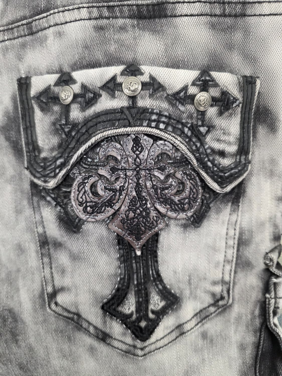 클라우드72 워싱 카고청바지.  싸이즈 34 상품이미지6