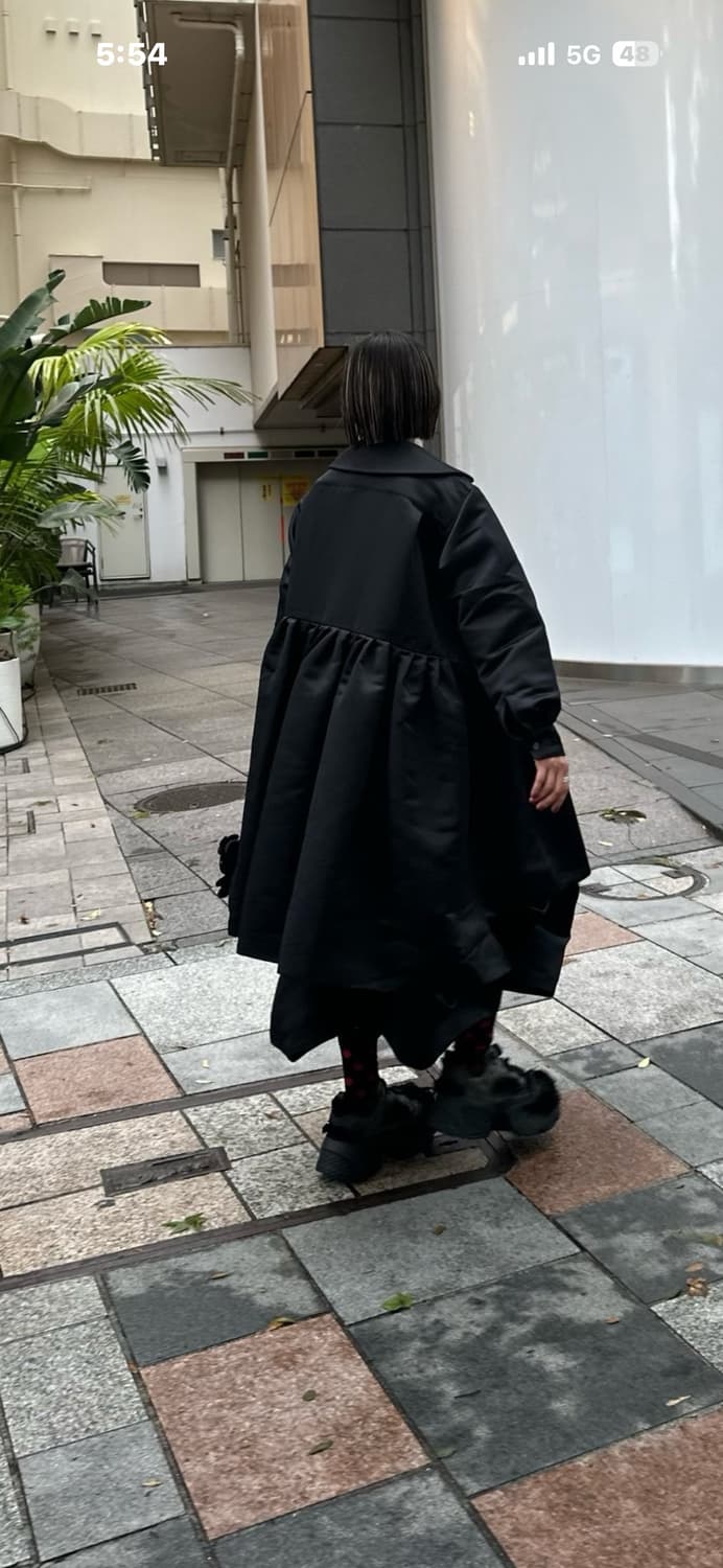 꼼데가르송 새틴 원피스 아우터 S 상품이미지4