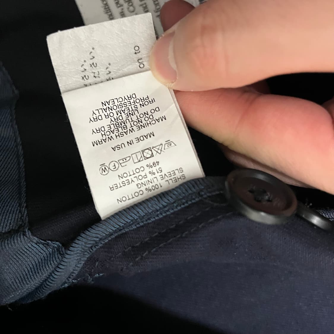 새상품) [S] 엔지니어드 가먼츠 로이터 자켓 네이비 상품이미지3