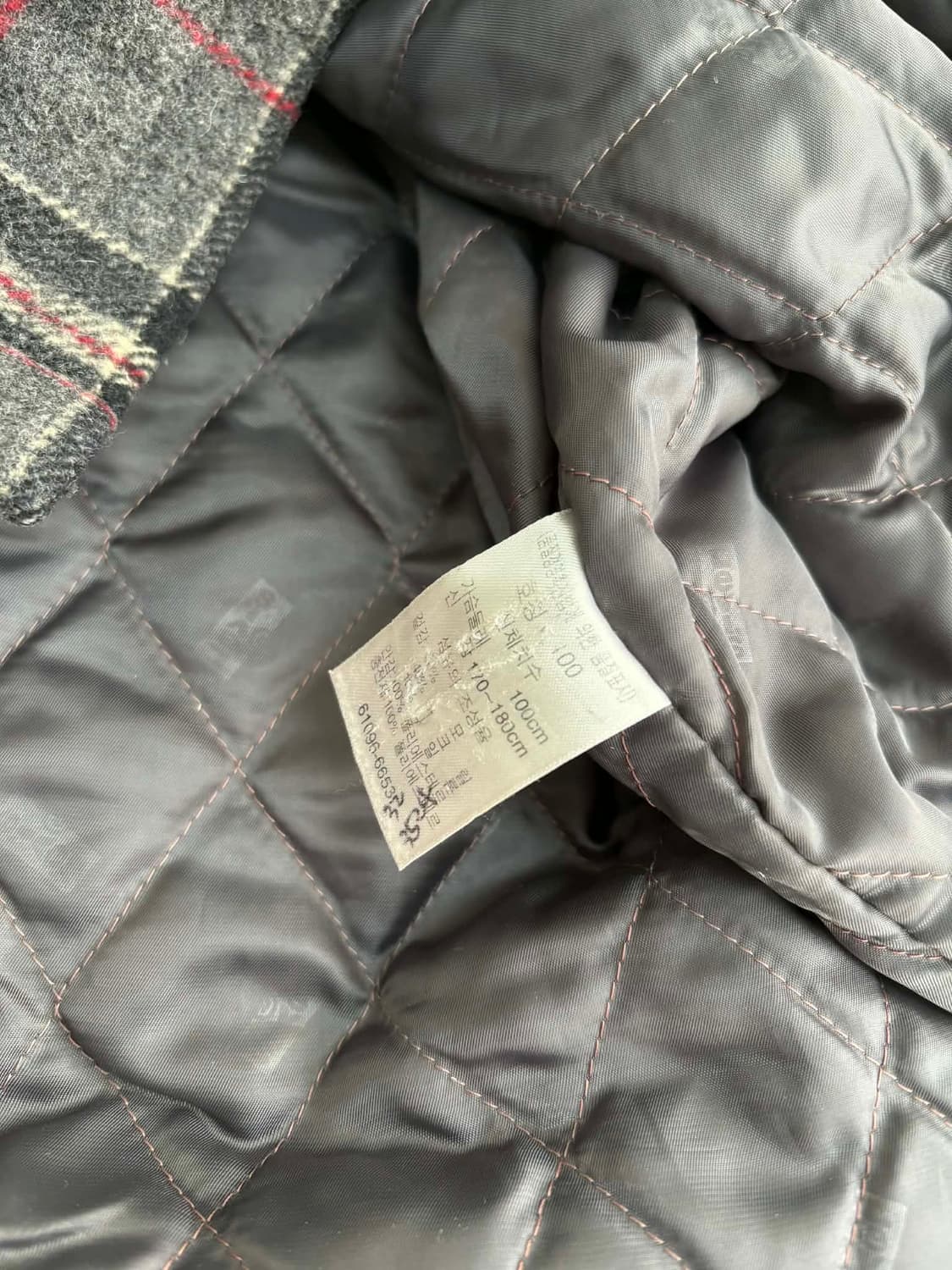 [100] 리바이스 울 체크 퀄팅 셔츠 자켓 상품이미지4