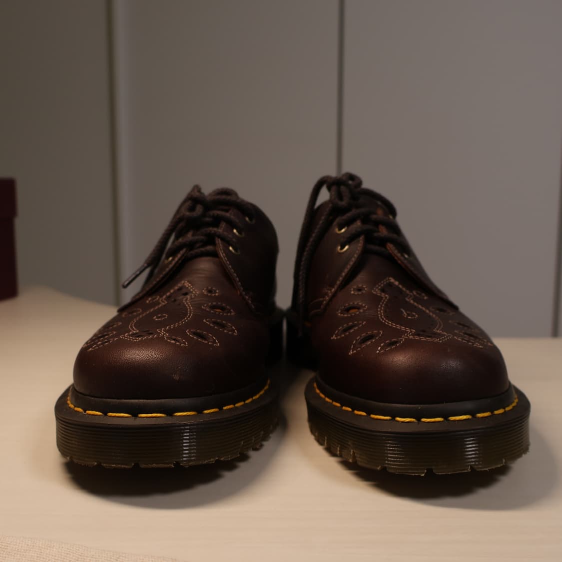 닥터 마틴 1461 내츄럴 텀블 체스트넛 브라운(UK9) 상품이미지2