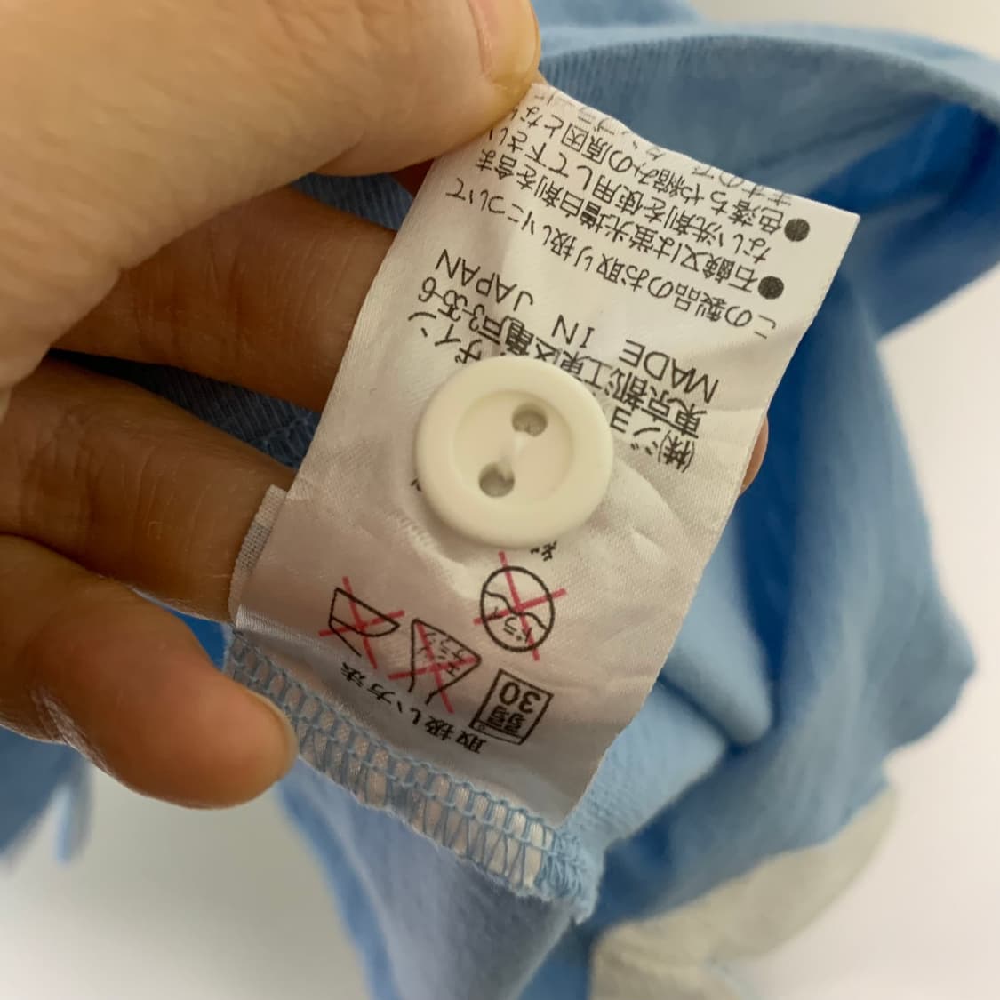캡틴 산타 빈티지 빅로고 폴로티 반팔 카라티셔츠 스카이블루 소라 M 상품이미지5