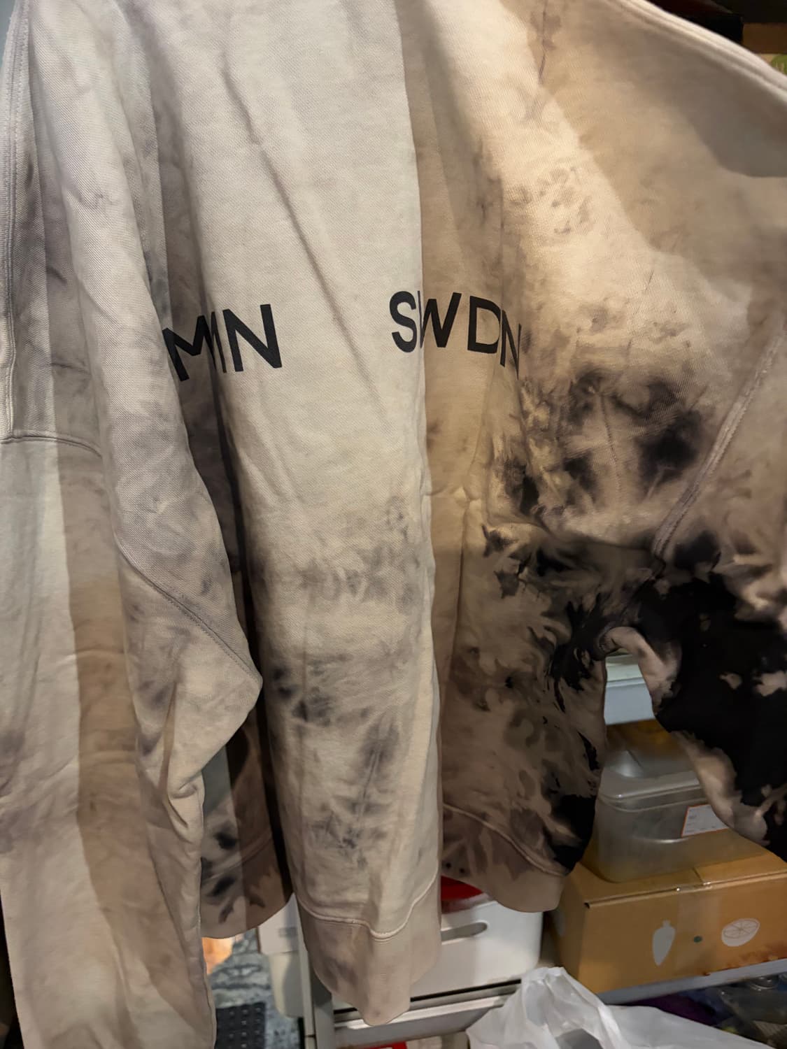 CMMN SWDN 커먼스웨덴 맨투맨니트  L 그레이 상품이미지3