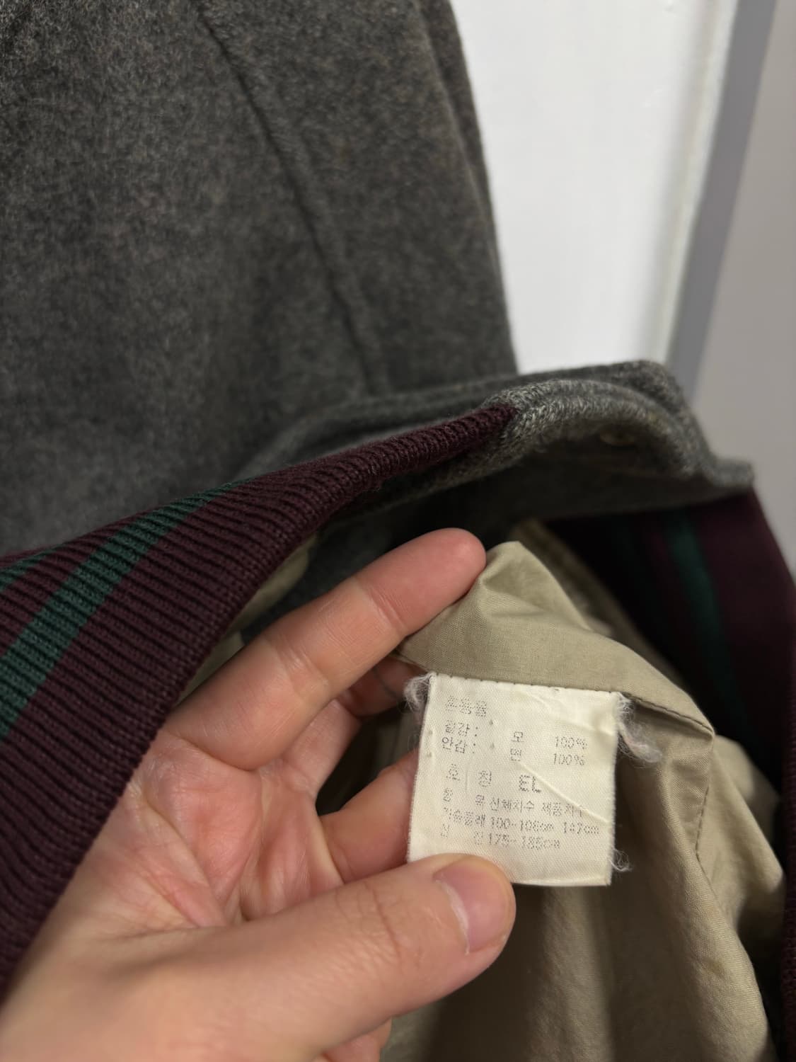 폴로랄프로렌 90s 올드스쿨 모직 바시티 스타디움 자켓 상품이미지5