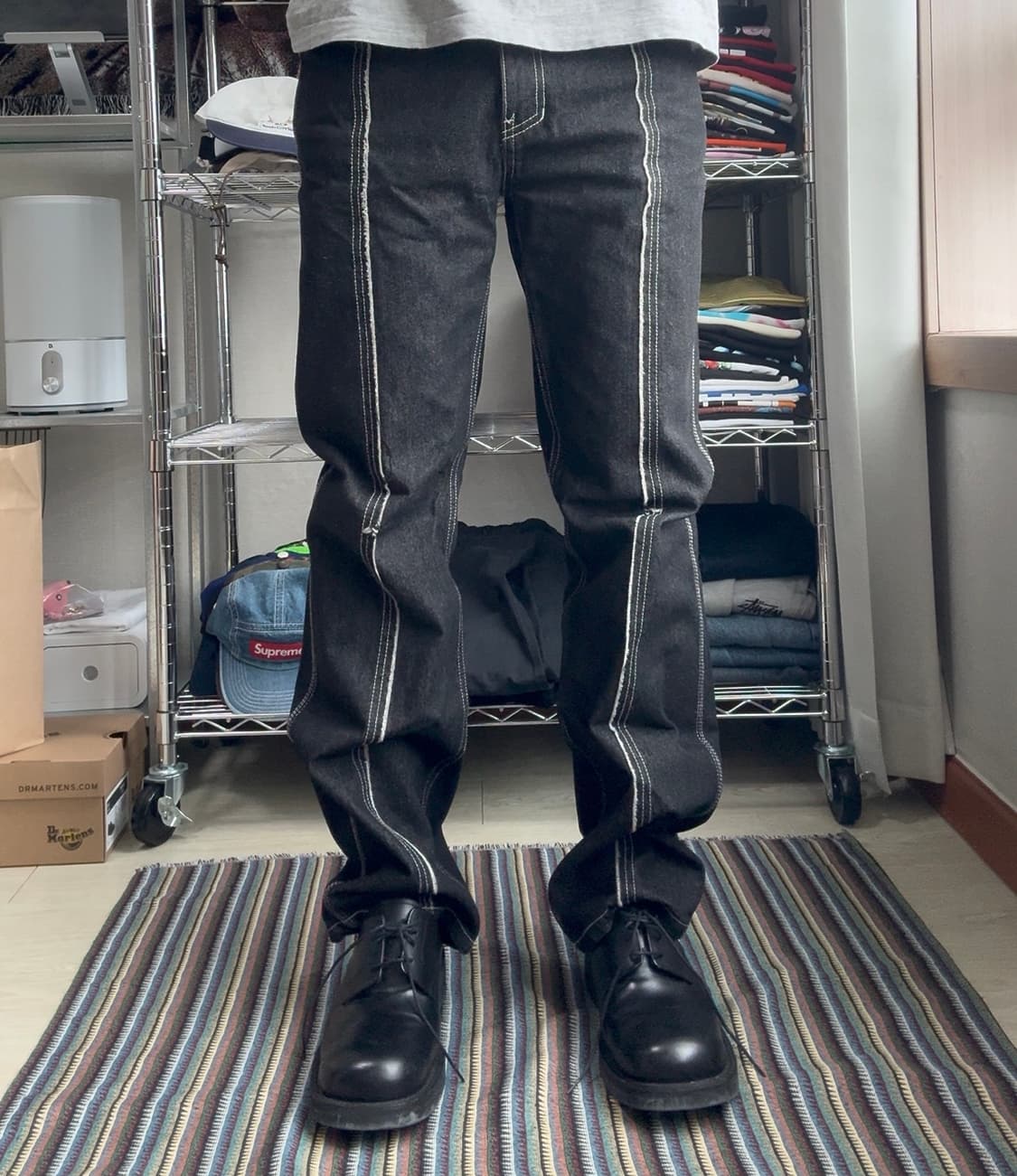 디메이든 흑청 데님 팬츠 상품이미지1