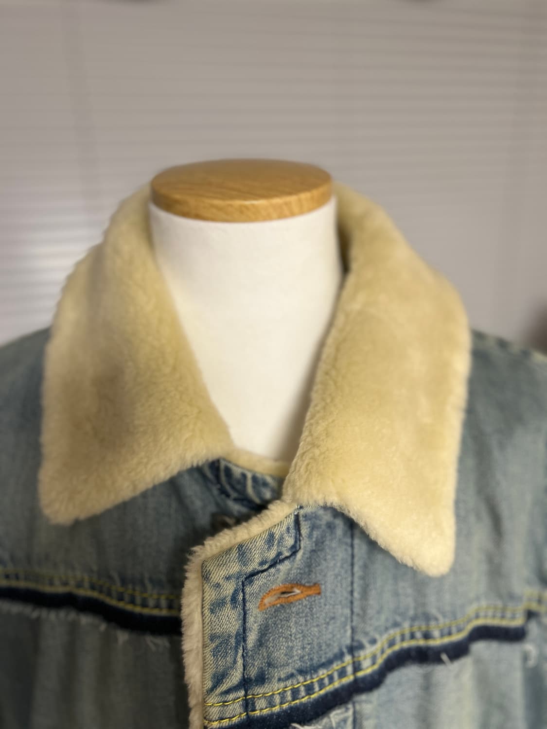 사카이 데님 쉐르파 그런지 코트 3 상품이미지2