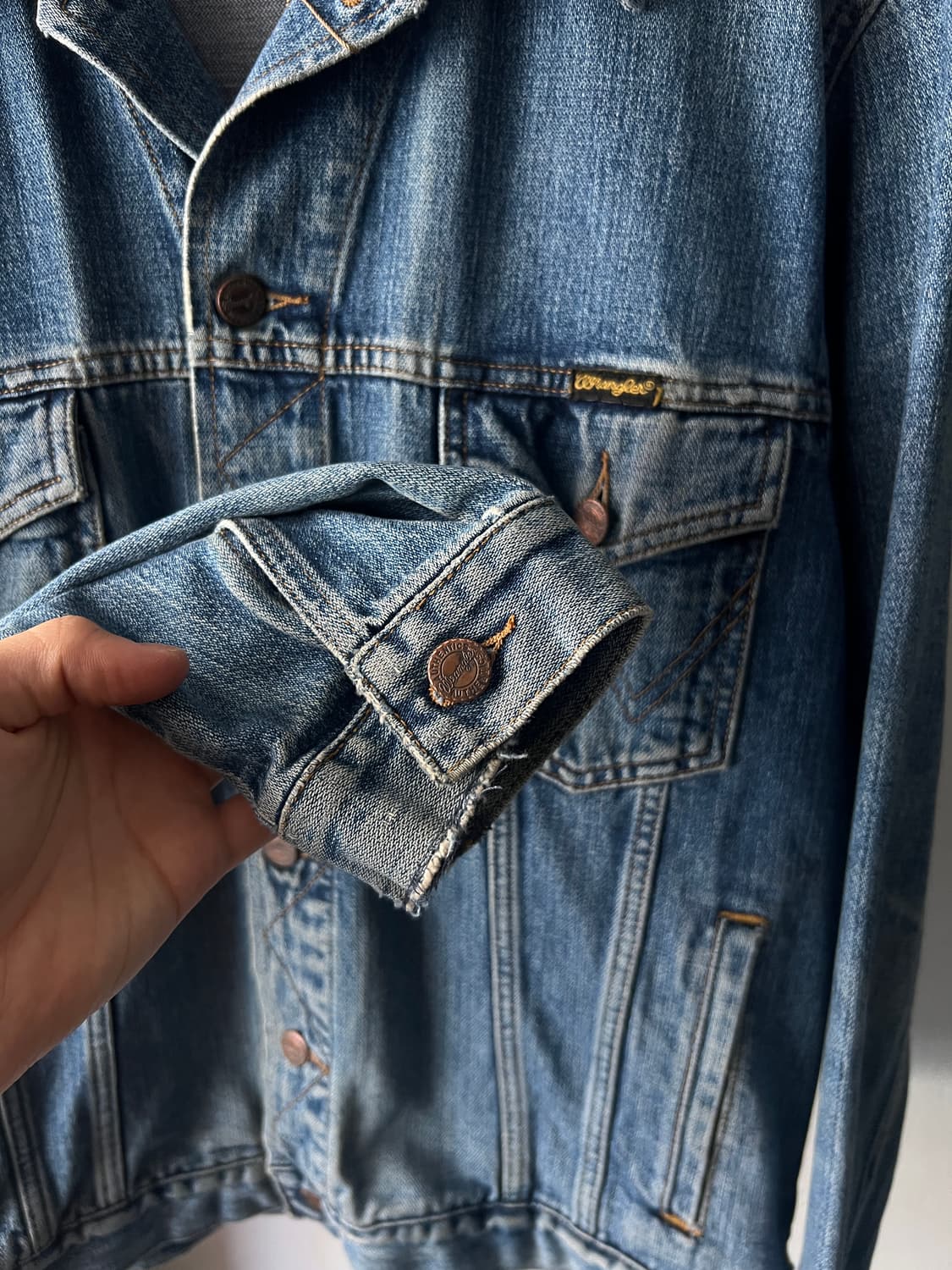 [L]Wrangler USA 랭글러 웨스턴 데님 트러커 자켓 상품이미지6