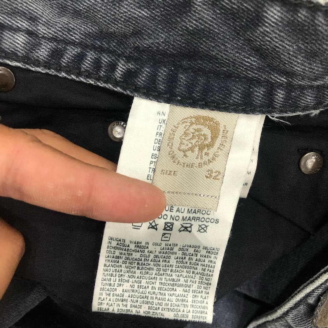 디젤 워싱 데님팬츠  상품이미지4