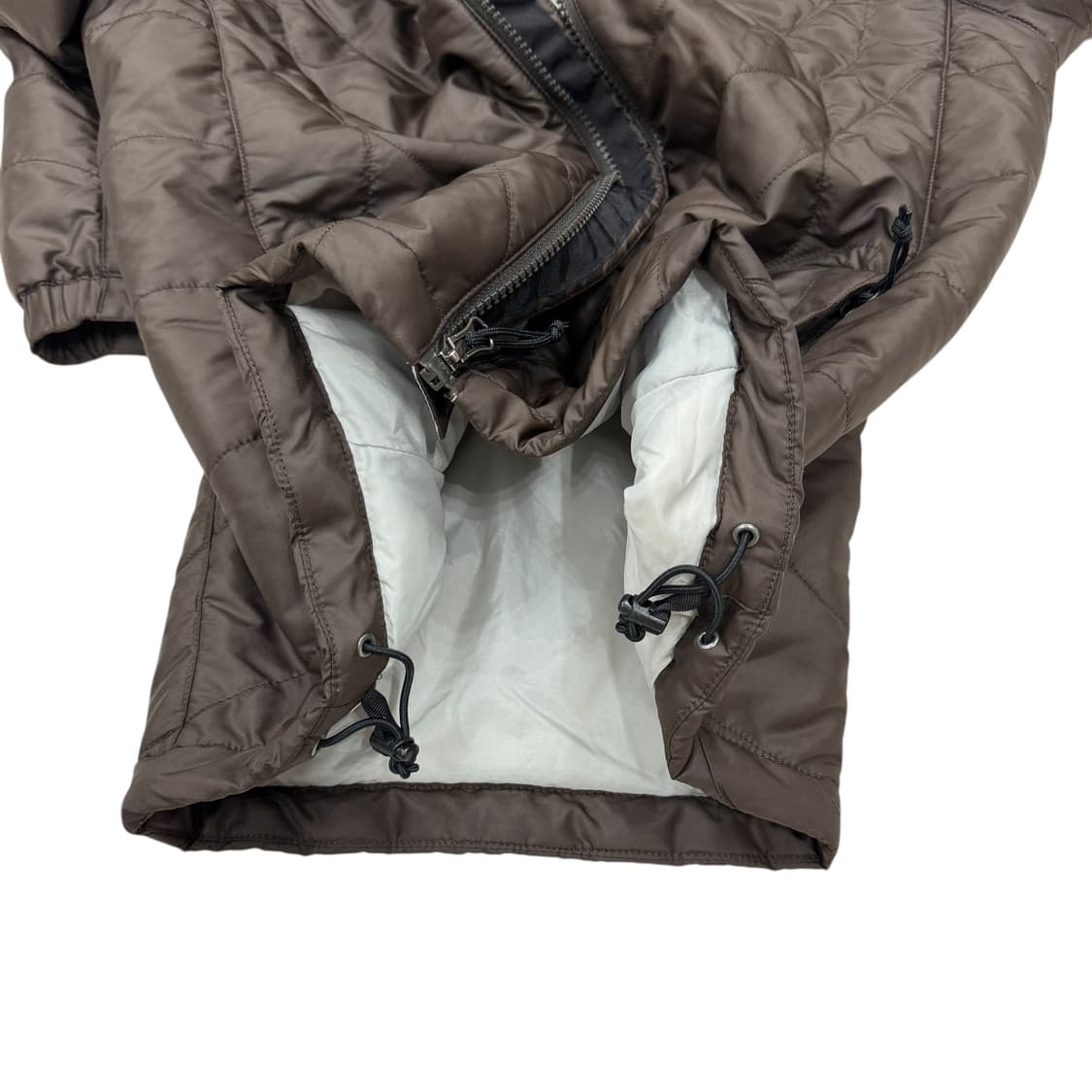 노스페이스 해외판 우먼 경량 후드 패딩 초콜릿 브라운 S 상품이미지3