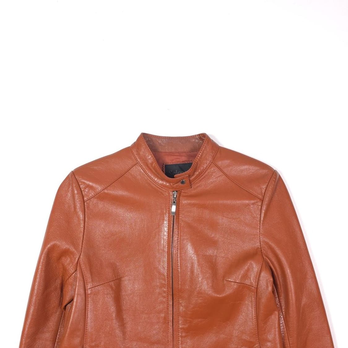 Selcoordi 리얼 카우레더 스탠드카라 자켓 66 상품이미지3