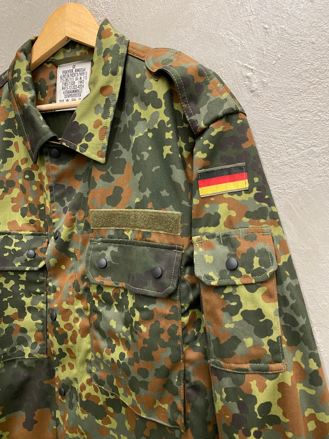 [XL] 90s German 독일군 카모플라쥬 밀리터리 자켓 상품이미지3