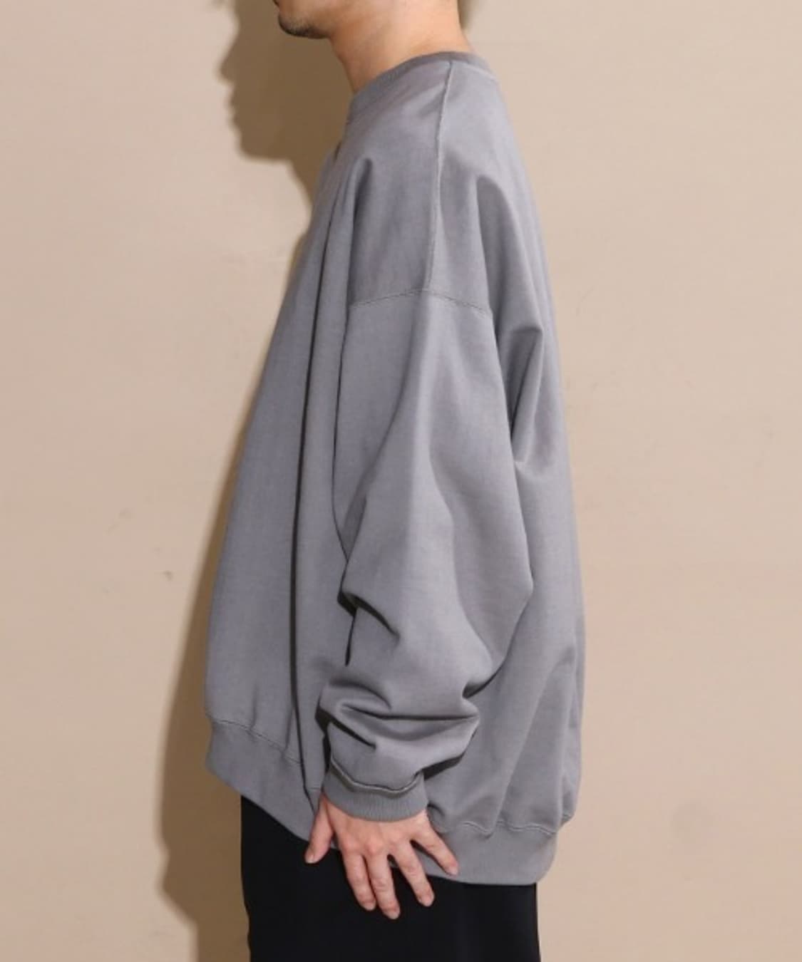 [1,2] 마카웨어 휴지 스웻 셋업 오가닉코튼 헤비 컴포트 플리스 그레이 상품이미지2