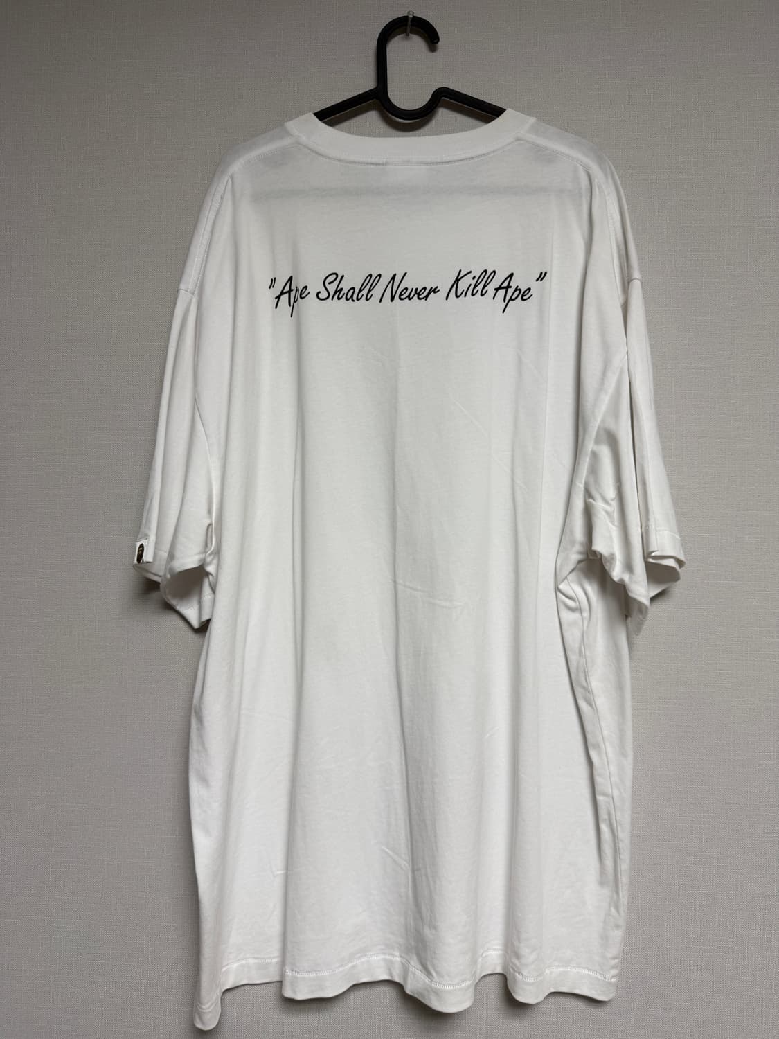 베이프 픽셀 코믹 에이프 헤드 릴렉스드 핏 티셔츠 화이트 2XL 상품이미지2