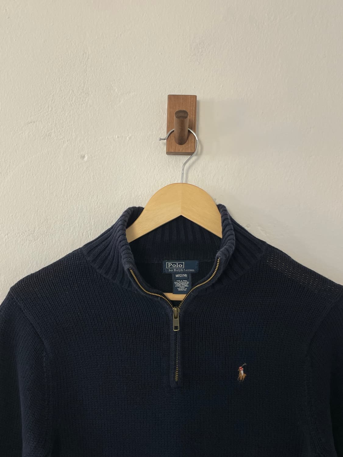 폴로 반집업 니트  상품이미지5