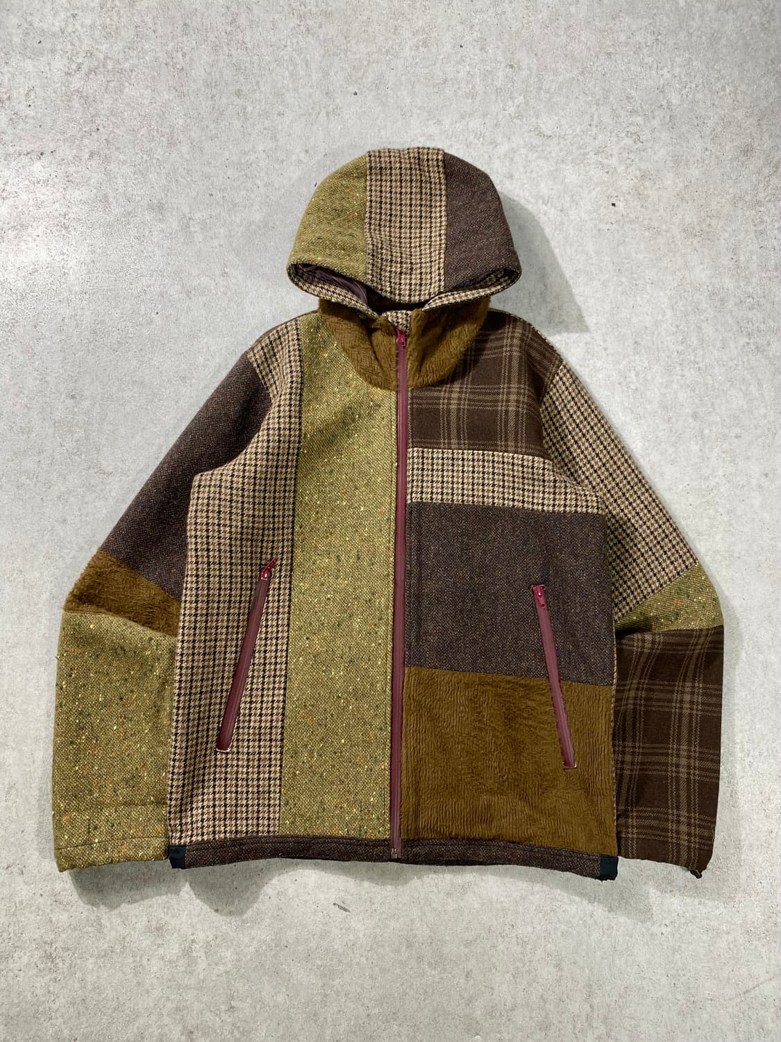 [M] VOO 재패니즈 빈티지 패치워크 후드집업 자켓 상품이미지3