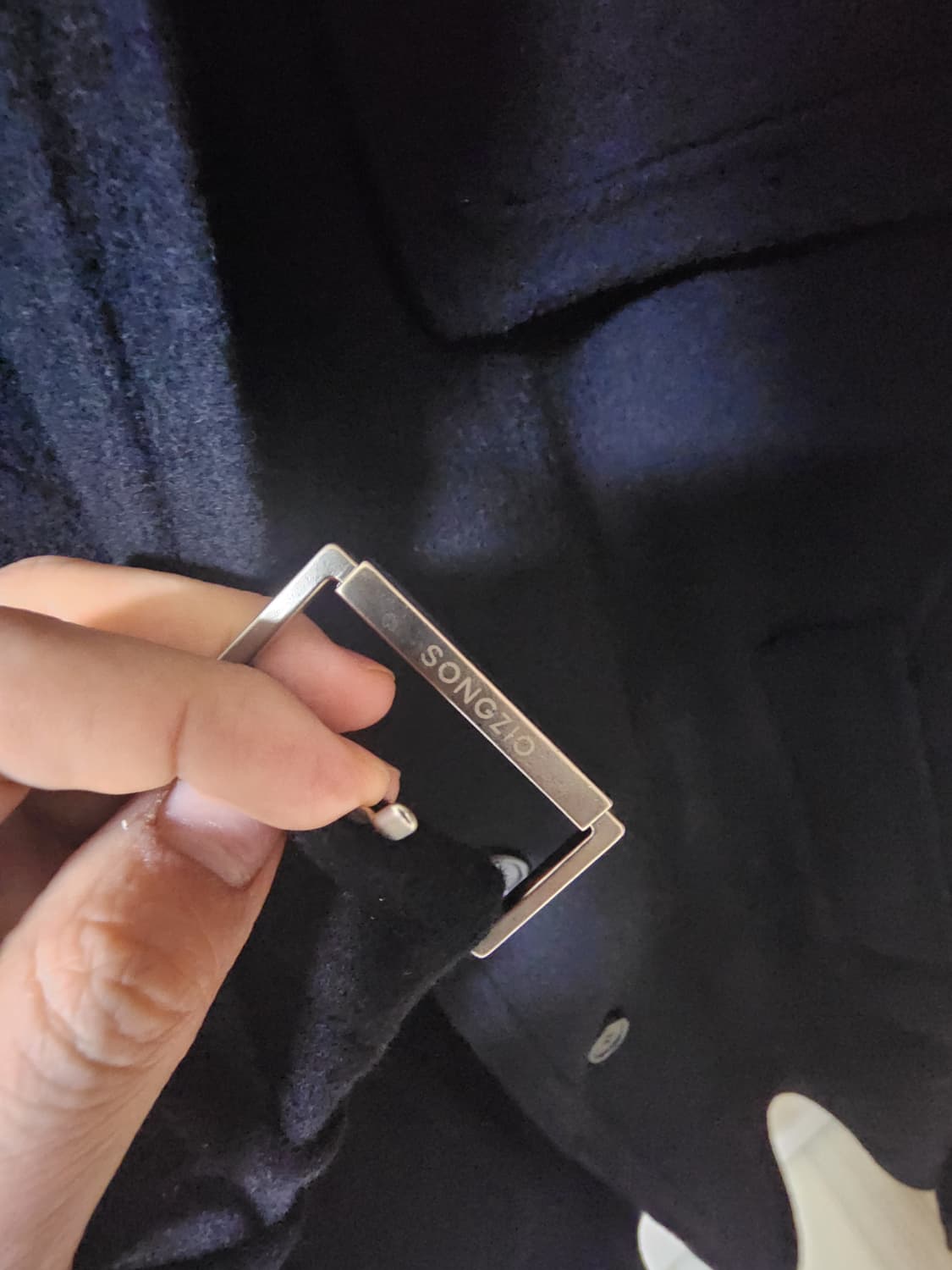 송지오옴므 블랙 로브 코트 46(100) 상품이미지5