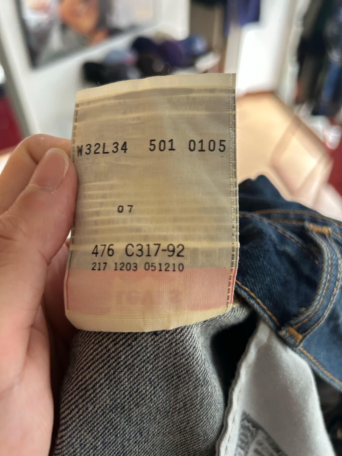 00’s Levi’s 501xx 32in 상품이미지7