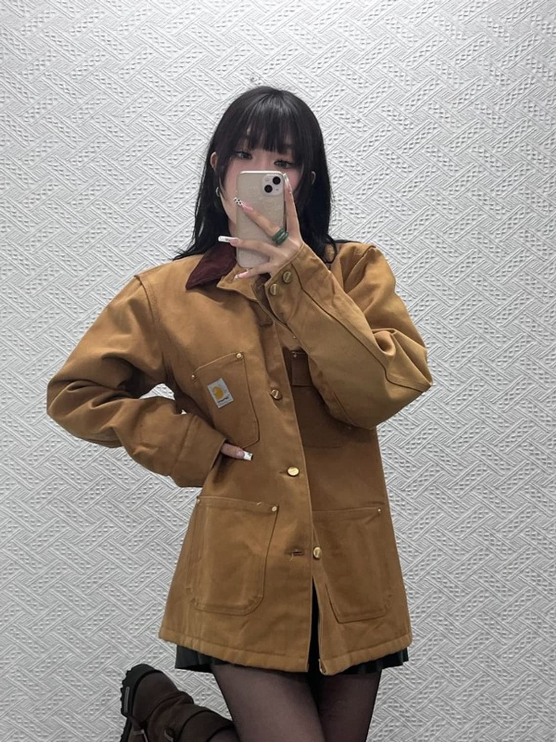칼하트 빈티지 캐주얼 C001 덕 초어 워크 자켓 S C11053 상품이미지2