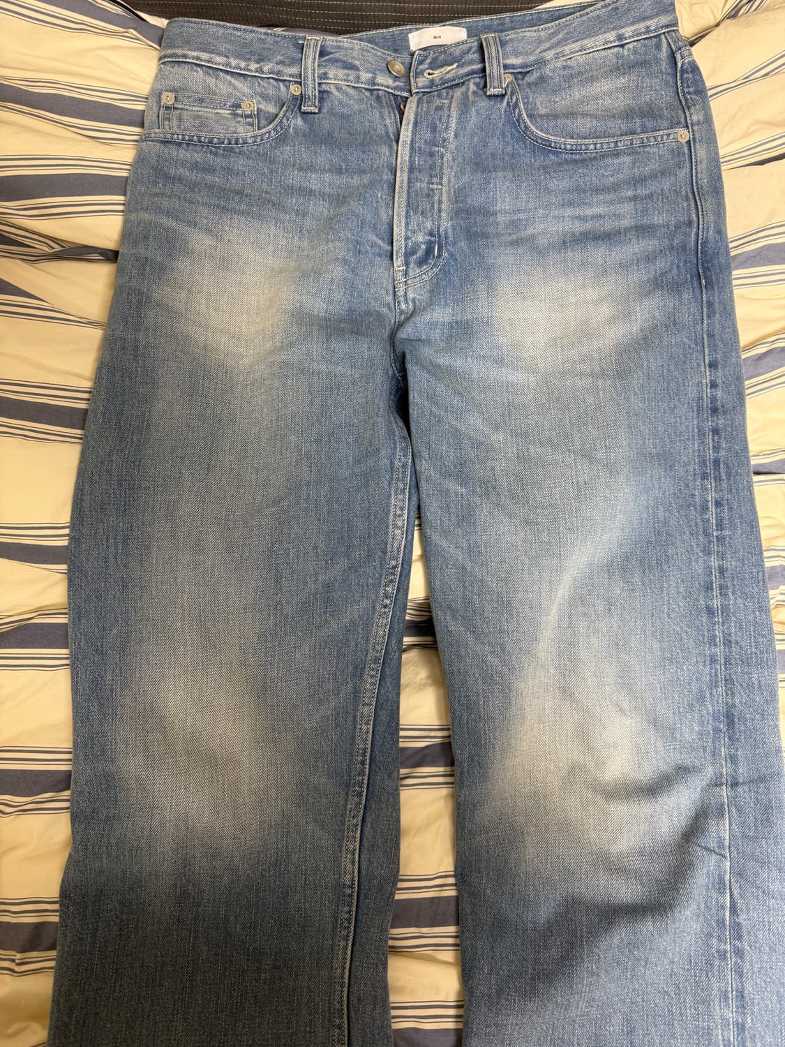 스테디에브리웨어 sew 셀비지 미디엄블루 3사이즈 상품이미지2