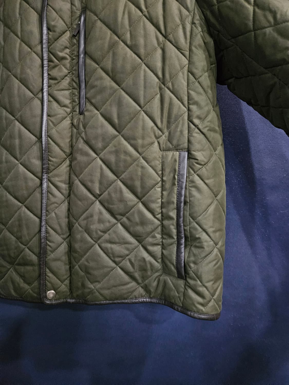 콜한 퀼팅 카키 남성 105 패딩자켓  상품이미지6