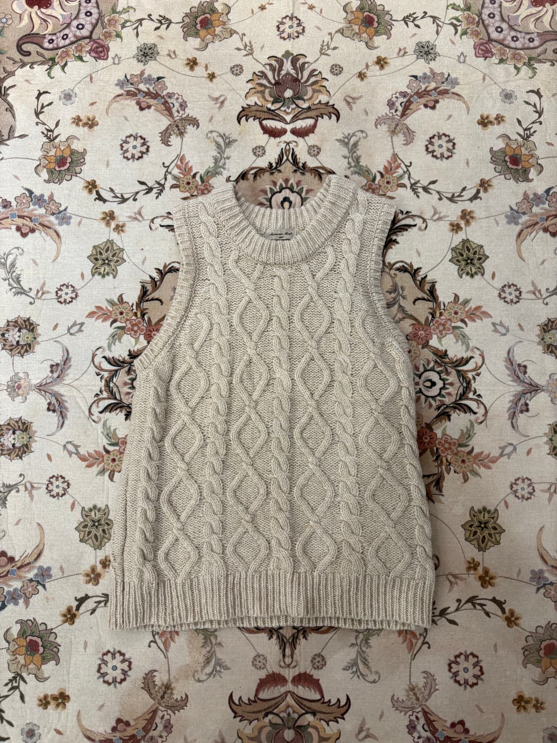 사만사모스 모리 케이블 니트베스트 상품이미지1