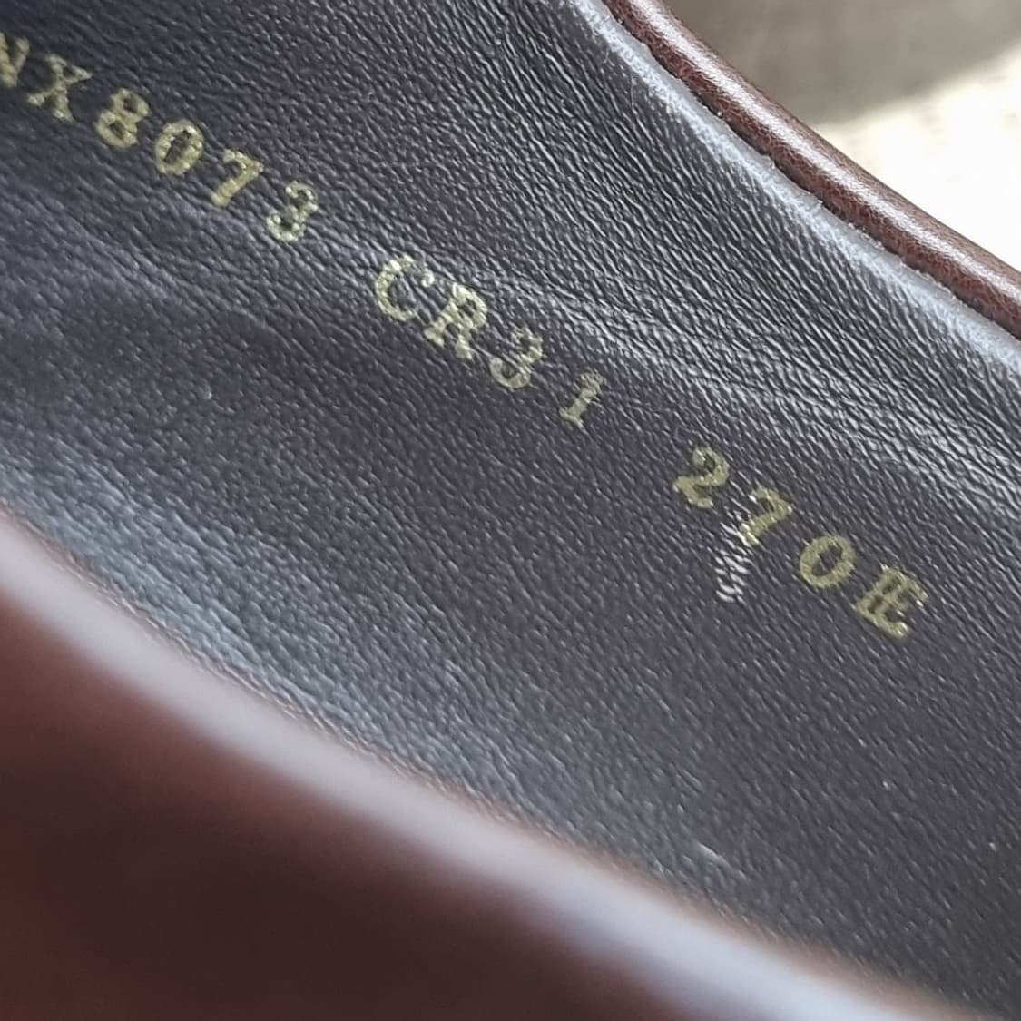 정품 발렌시아가 남성정장구두270 상품이미지6