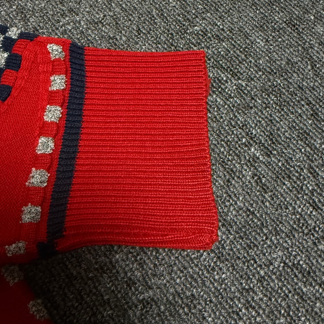 레드 빈티지 니트 상품이미지3