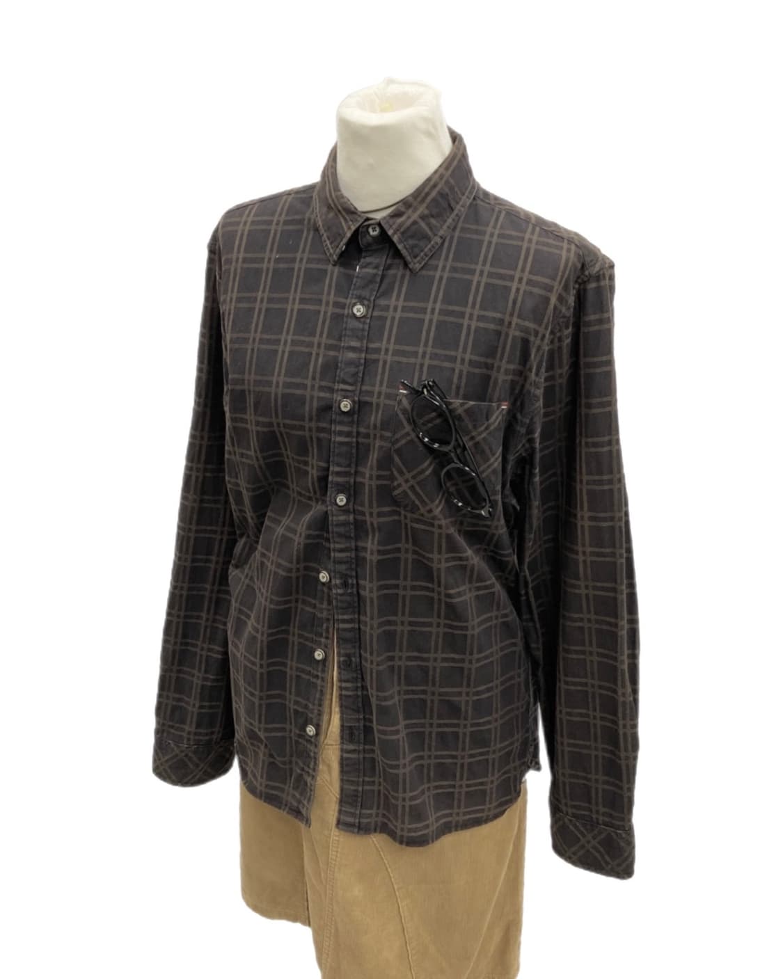 JPN brown brown shirt 상품이미지2