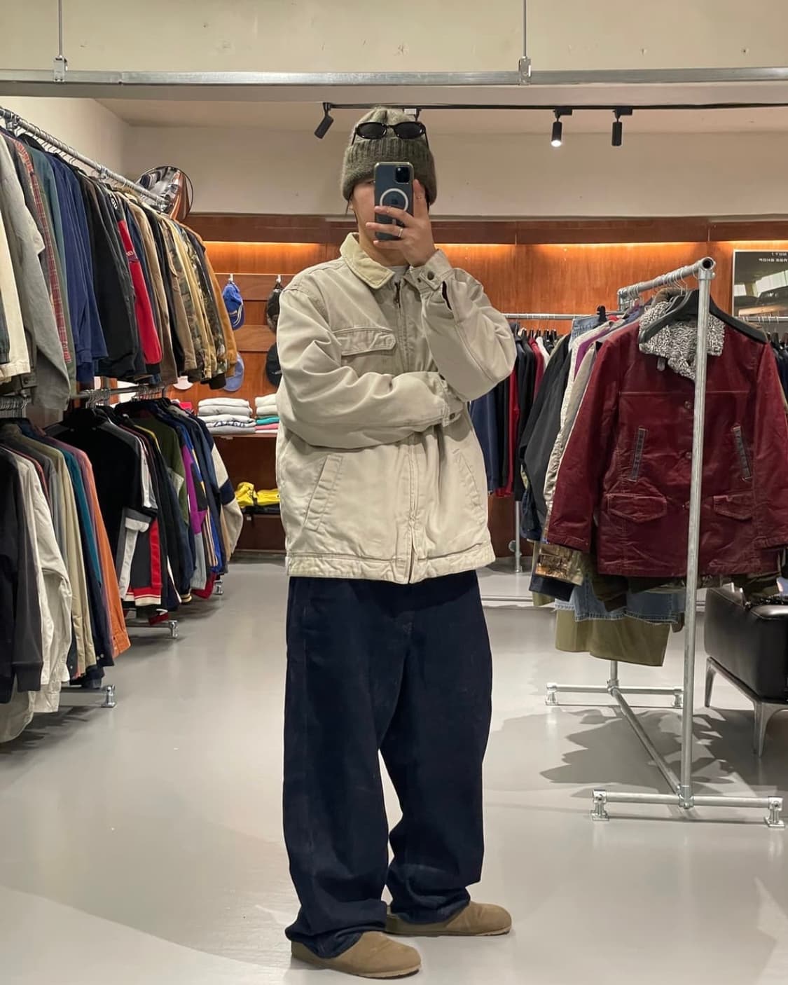 빈티지 워크 자켓 상품이미지2