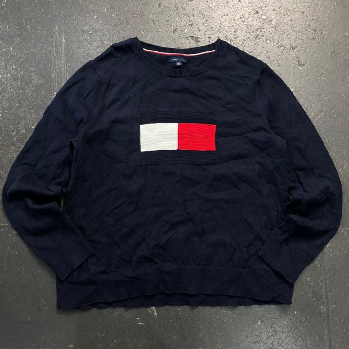 100 타미힐피거 로고 니트 상품이미지1