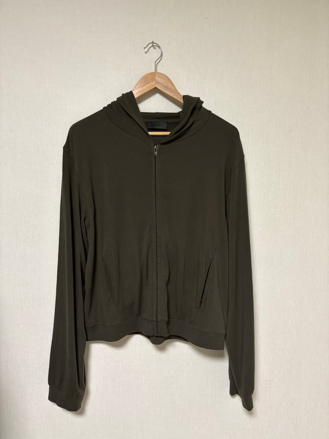 mudule lounge hoodie zipup olive 2 상품이미지3