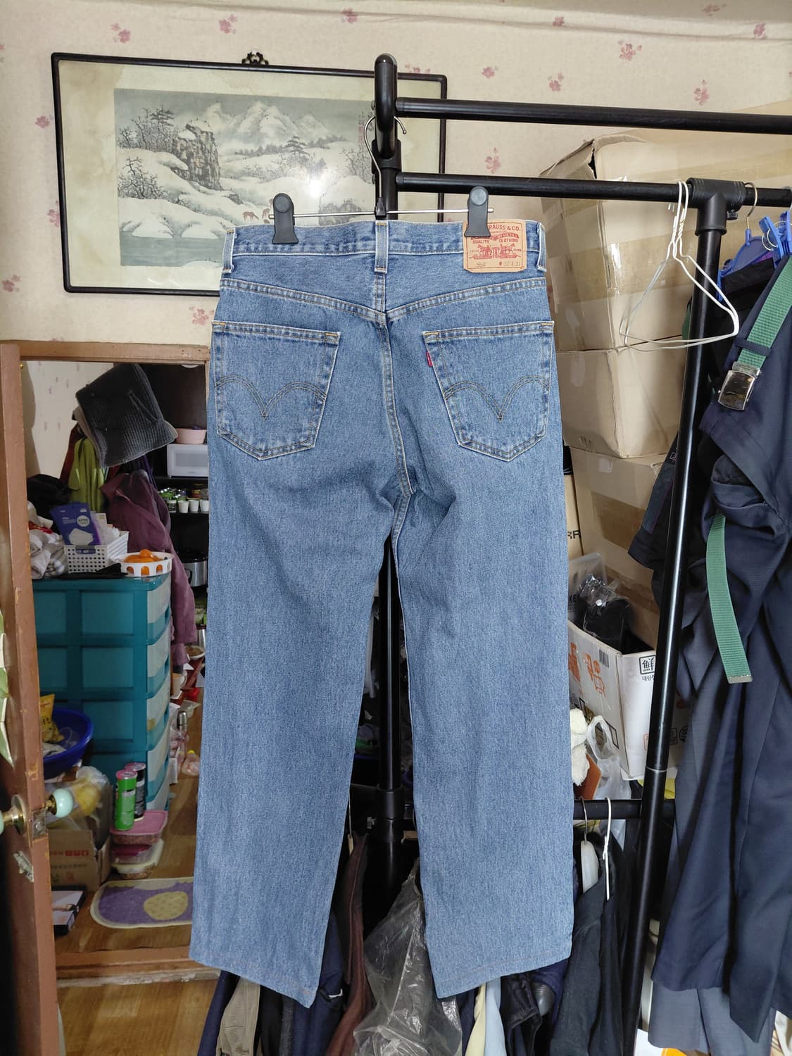 [리바이스550]멕시코제조 릴렉스핏 데님 청바지 32사이즈 상품이미지2