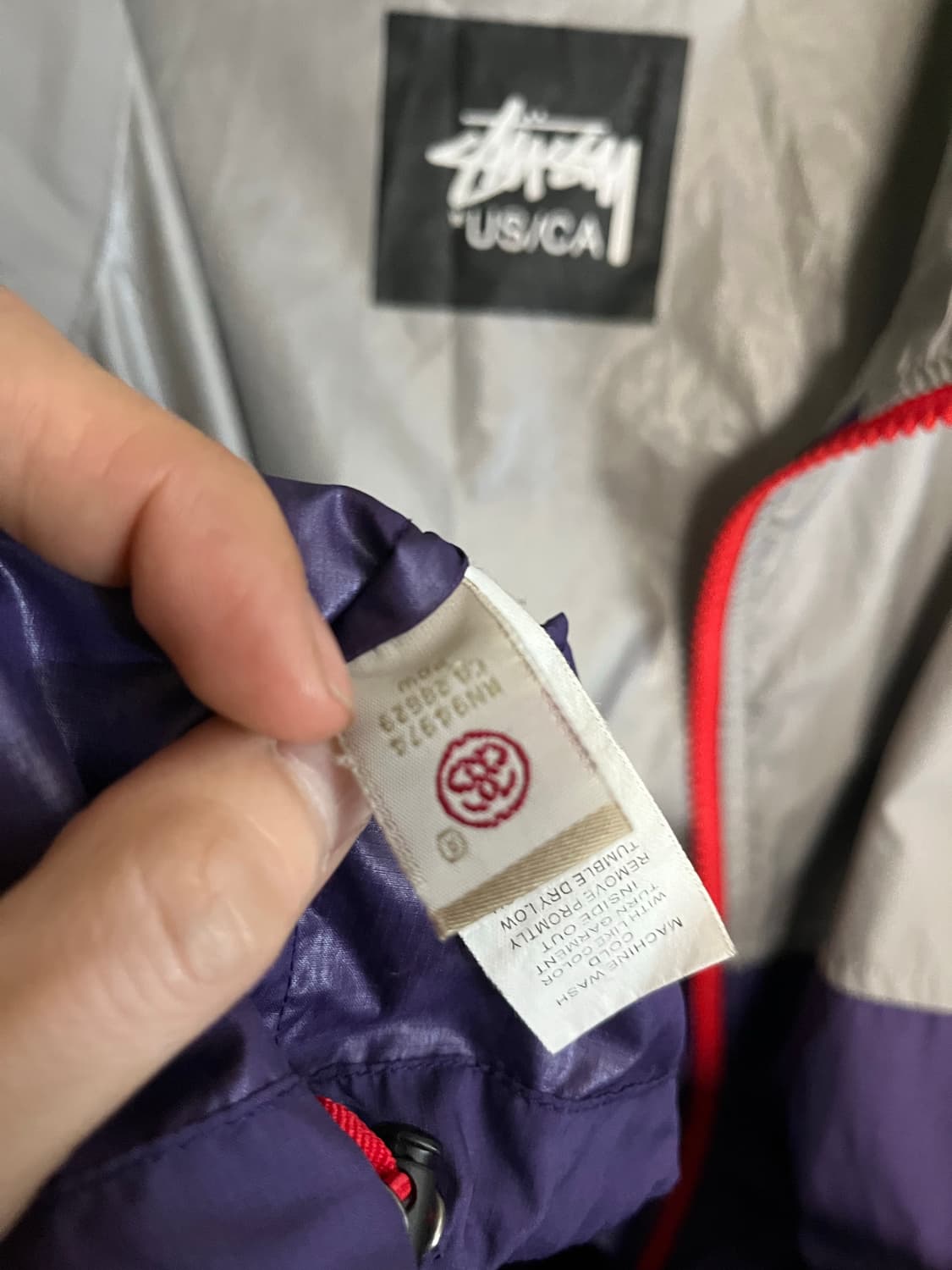 Stussy US/CA windbreaker XL 상품이미지4