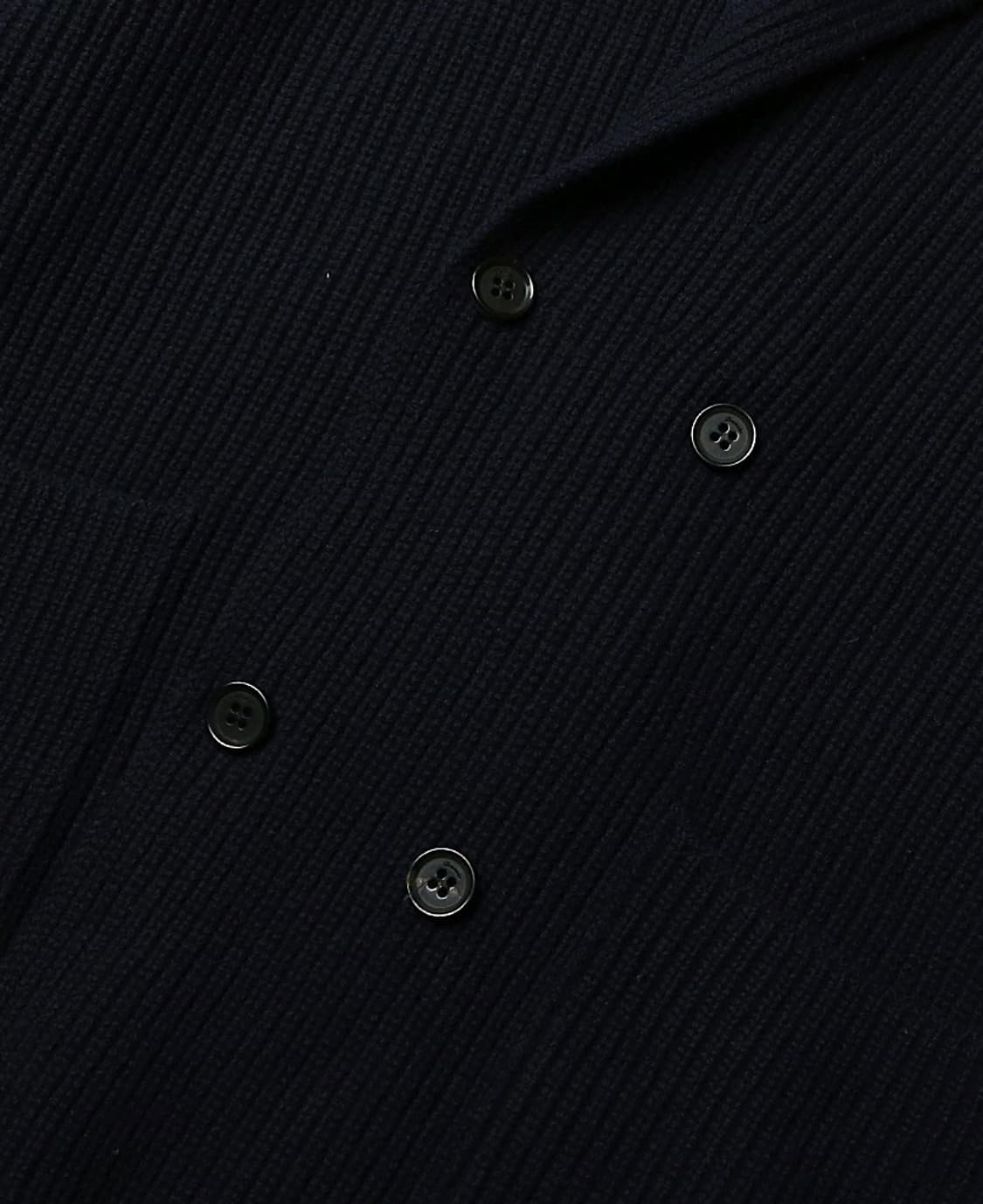 드루모어 [Drumohr] 다크 네이비 램즈울 니트 더블 가디건 상품이미지3