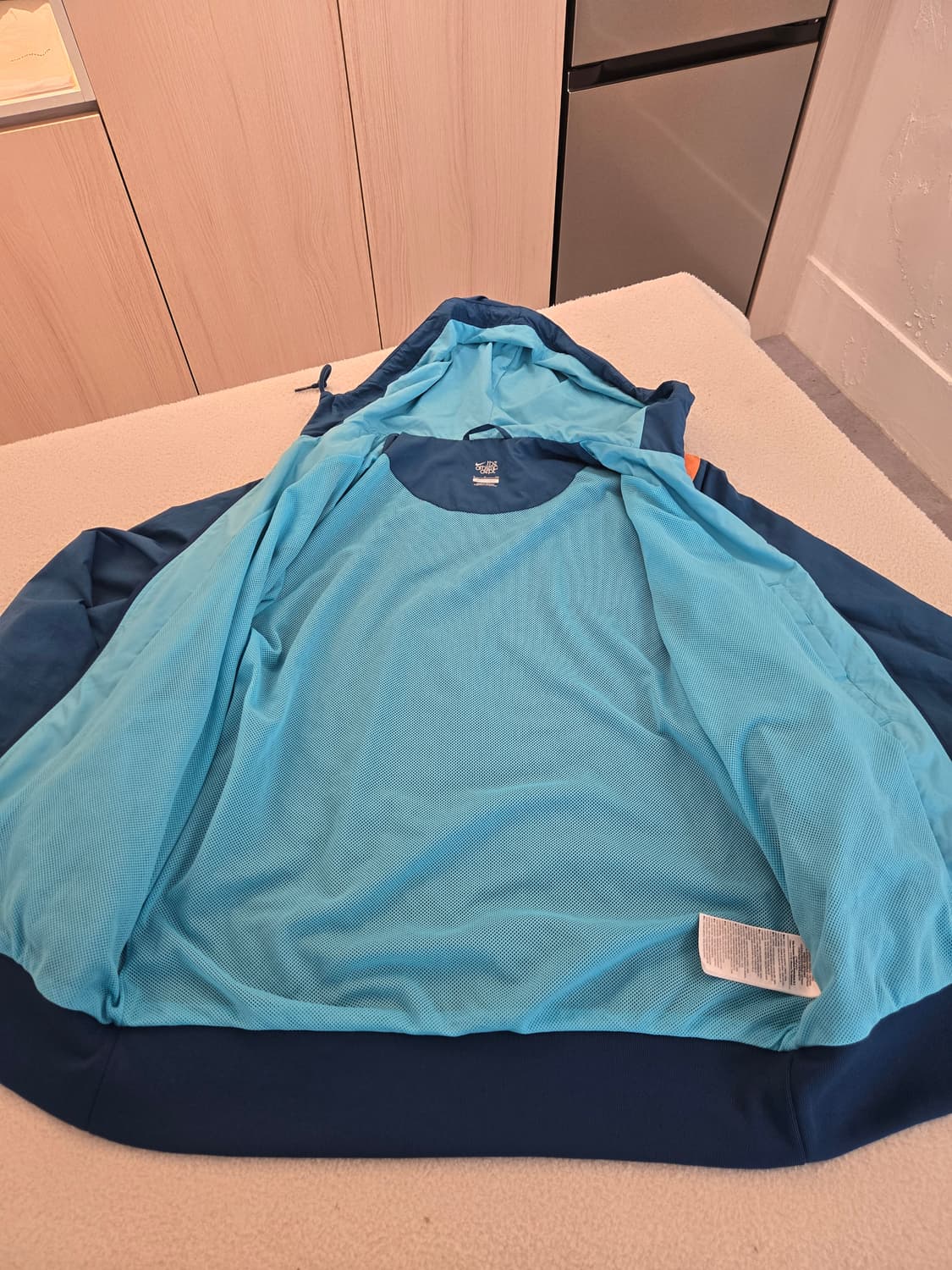 나이키 후드 올드스쿨 바람막이 자켓( 민트+옥색+오렌지) S 상품이미지7