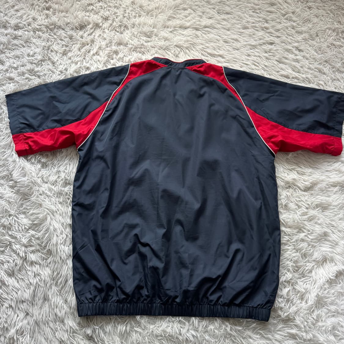 ASICS 일본빈티지 나일론 야구 유니폼 반팔 바람막이 XL 103 상품이미지3