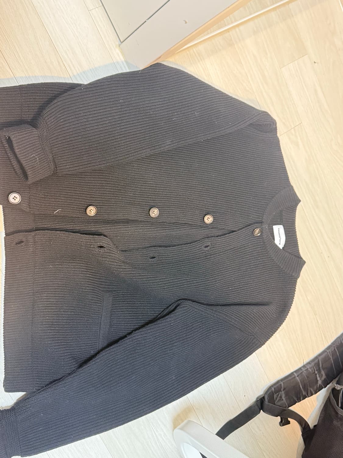 에스피오나지 밀러 가디건 블랙 L(M사이즈 교환 가능) 상품이미지1