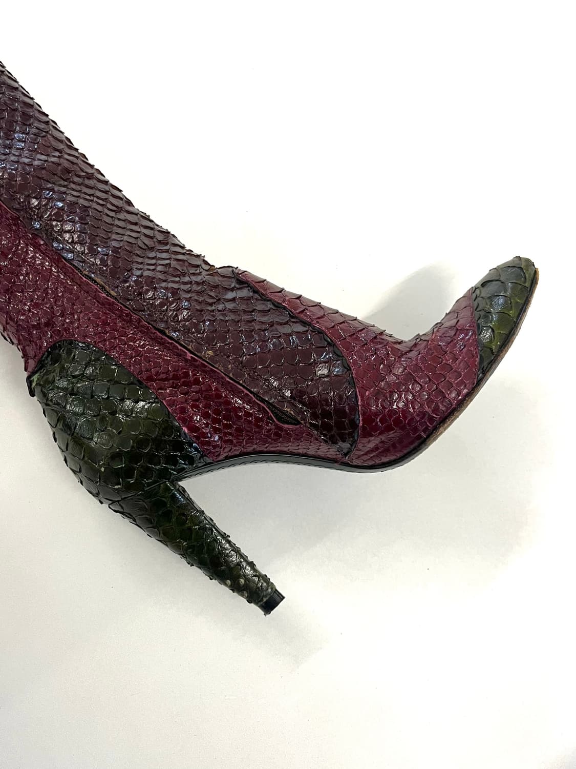 세르지오 로시 파이톤 롱부츠 상품이미지5