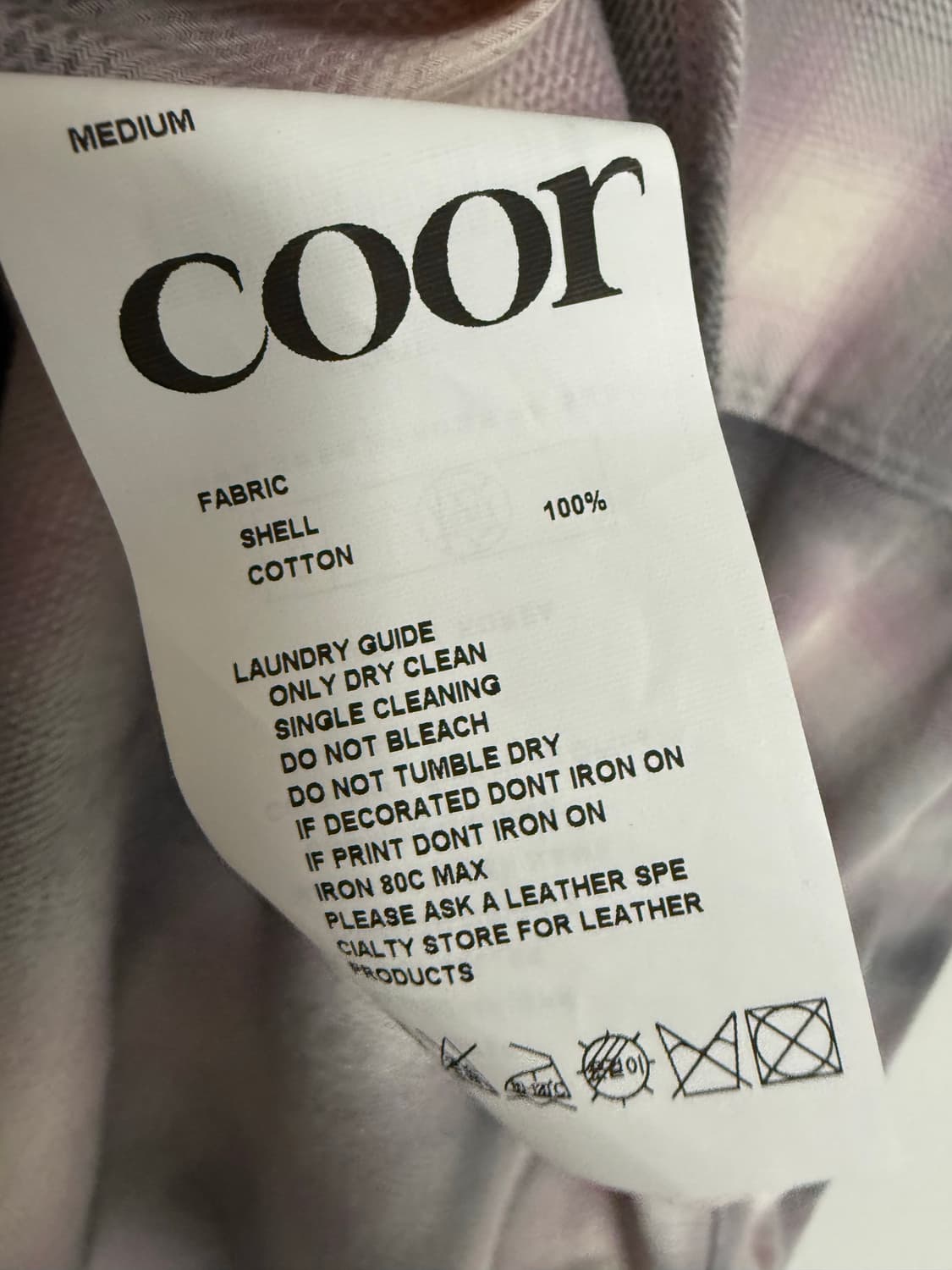 쿠어 옴브레 체크 셔츠 상품이미지4