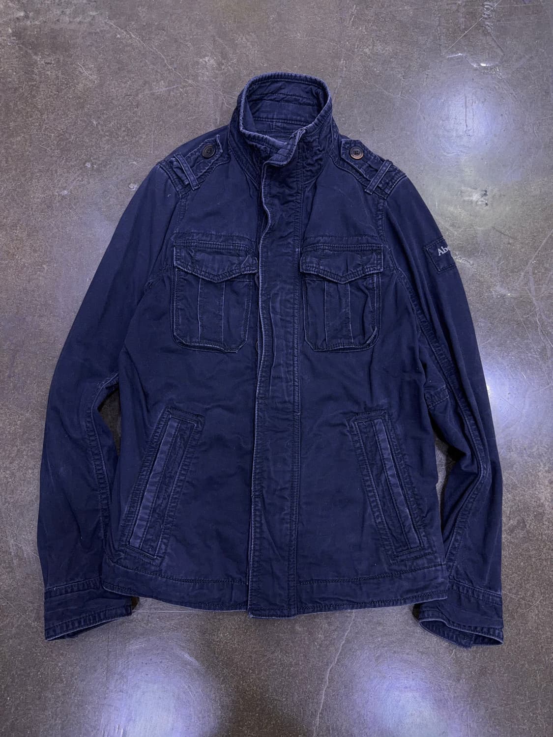 아베크롬비 센티넬 빈티지 밀리터리 야상 자켓 네이비 M 상품이미지1