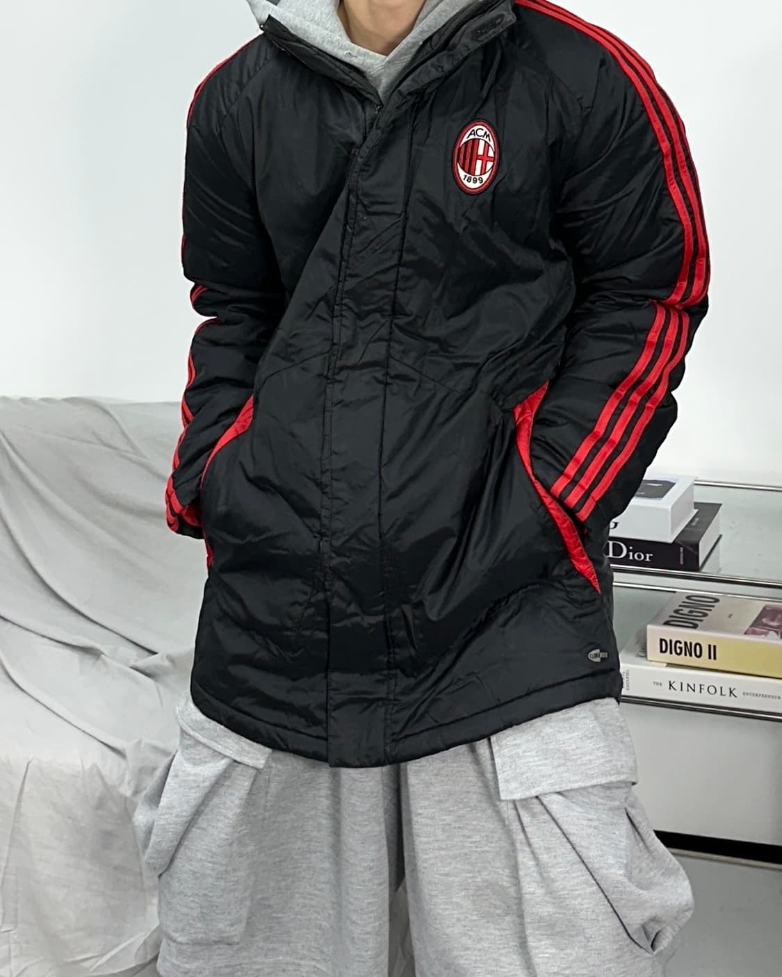 아디다스 07-08 AC 밀란 롱패딩 105 상품이미지2