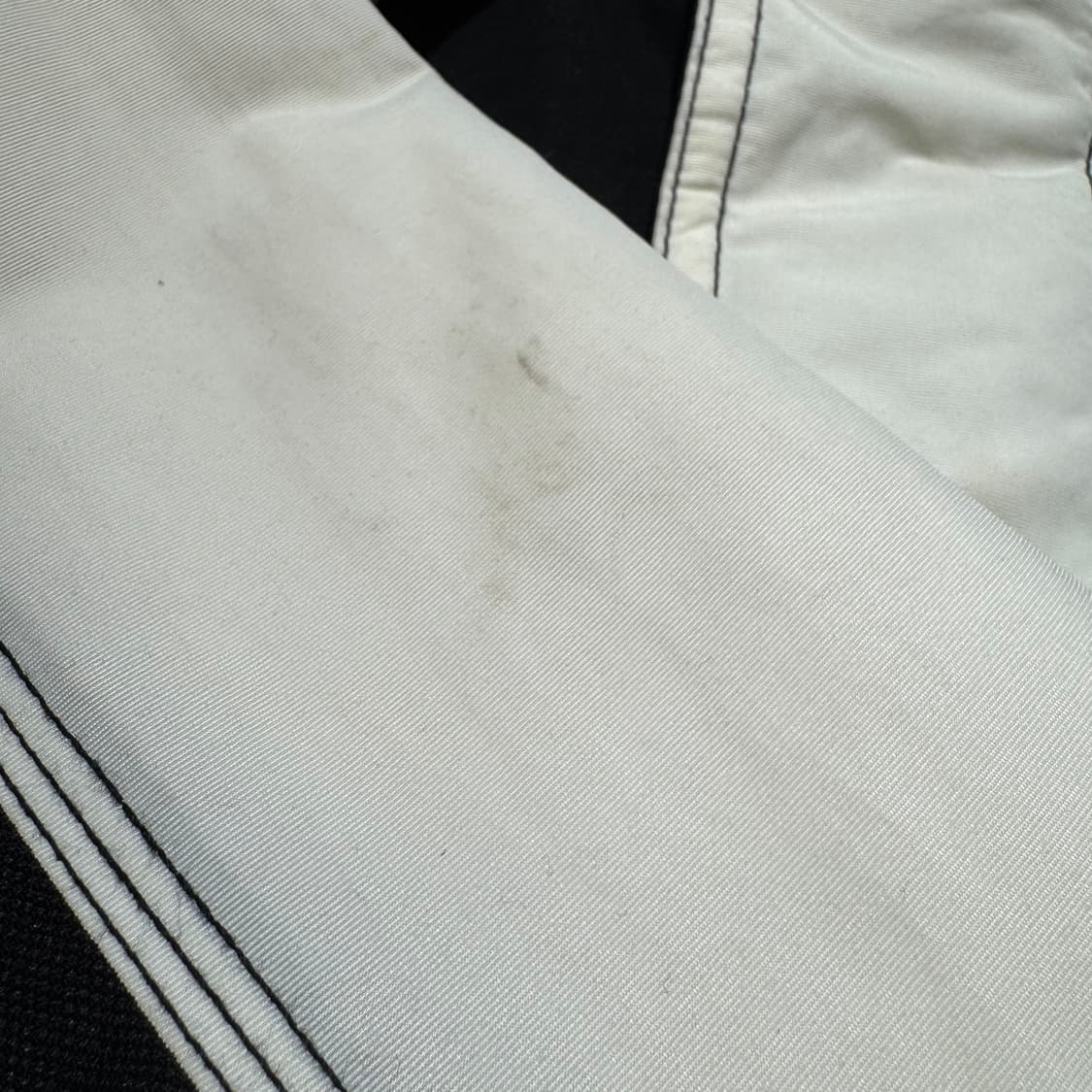 90‘s 아디다스 올드스쿨 오레오 스티치 빅로고 후드 점퍼
 상품이미지6