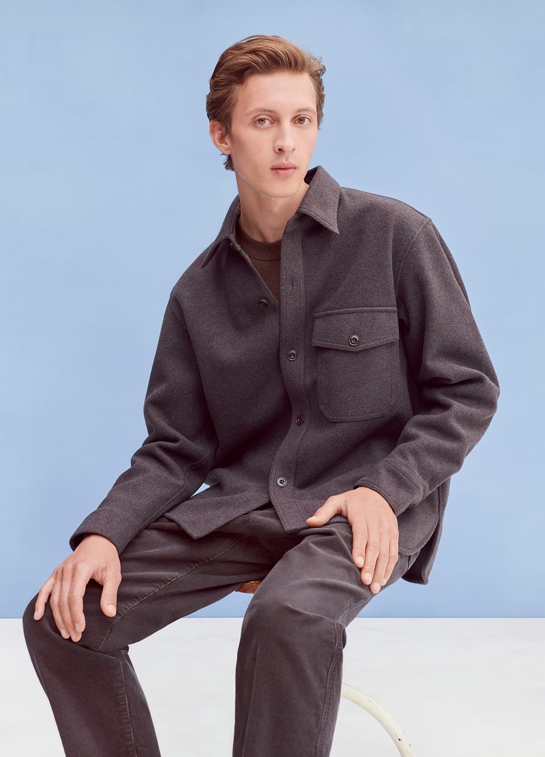 유니클로U/ 후리스 셔츠 자켓/ XXL 상품이미지7