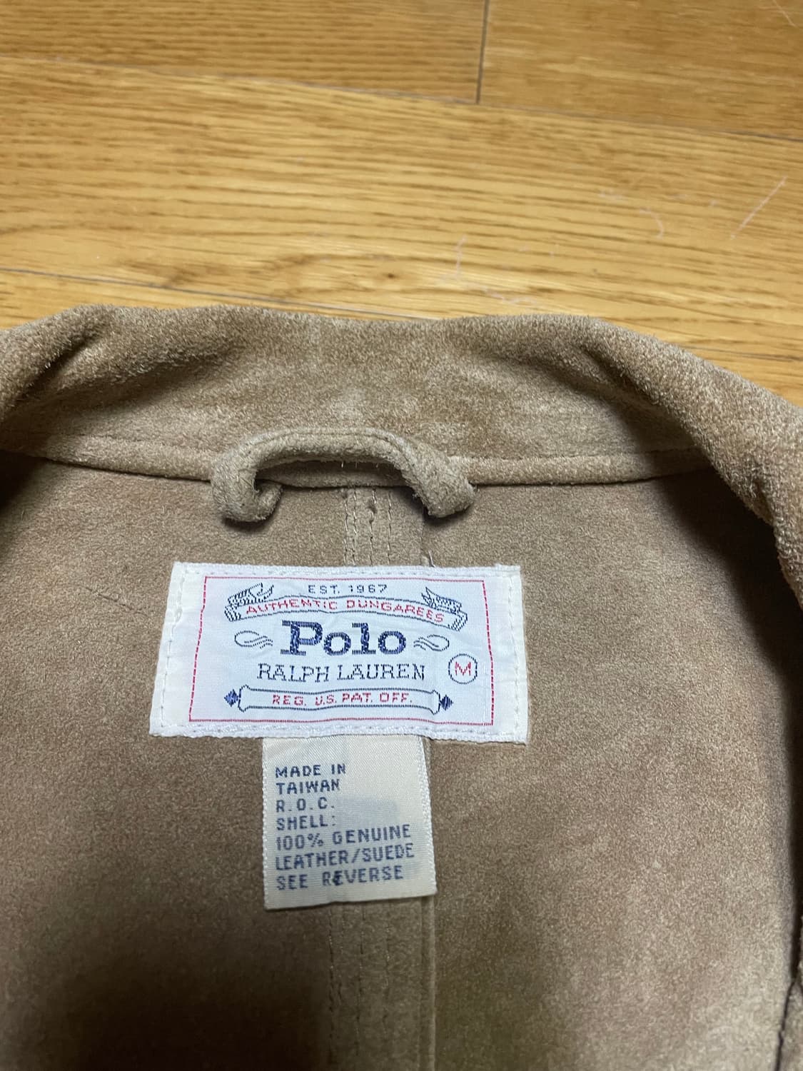 polo ralph lauren 폴로 덩가리 80s 스웨이드 m 상품이미지4