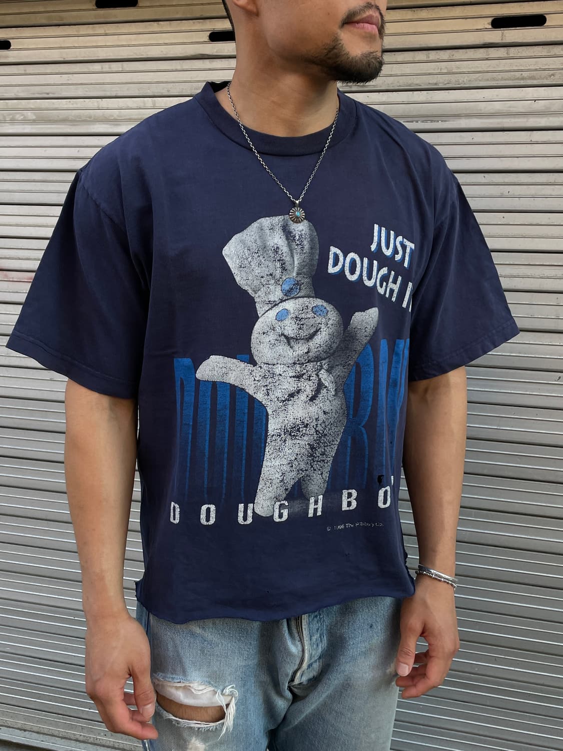 90s Dough boy promo distressed T-shirt 상품이미지1