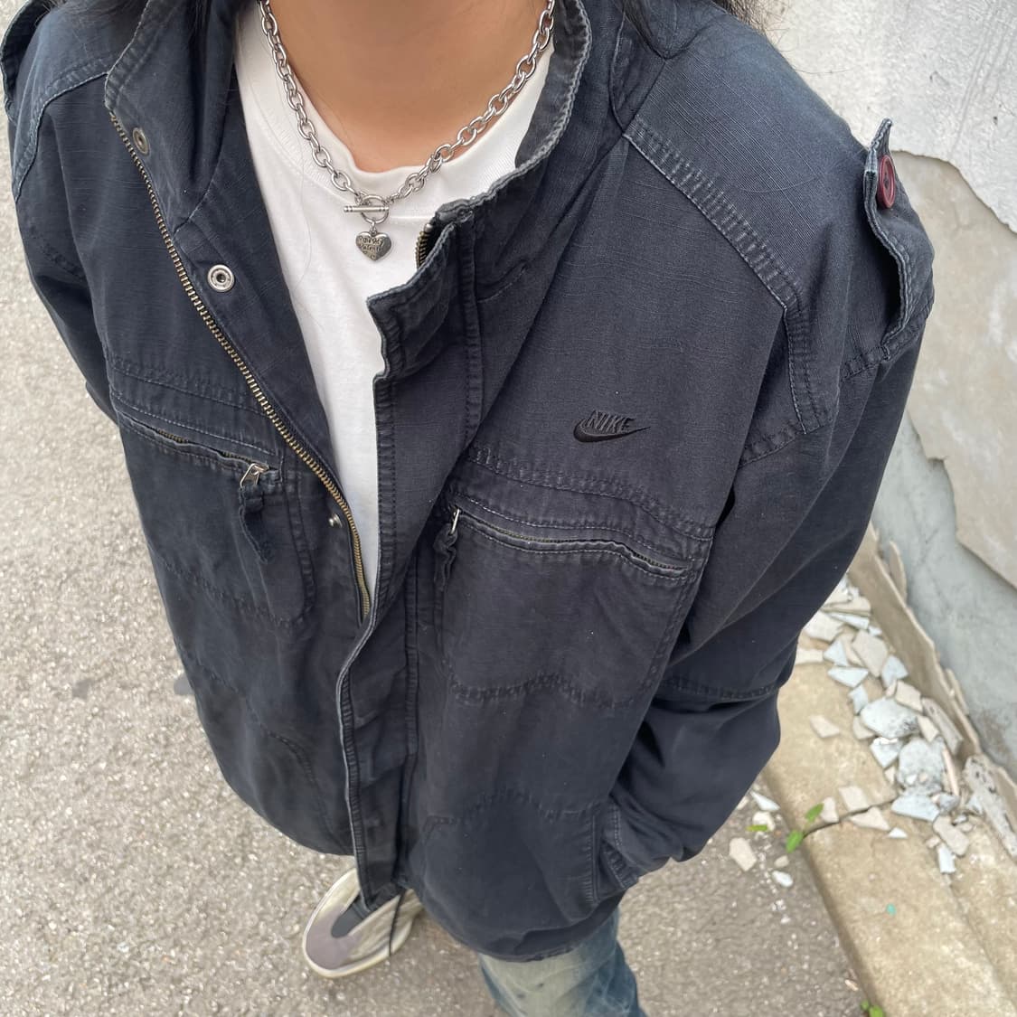 [XL]00’s NIKE 나이키 코튼 자켓 상품이미지3
