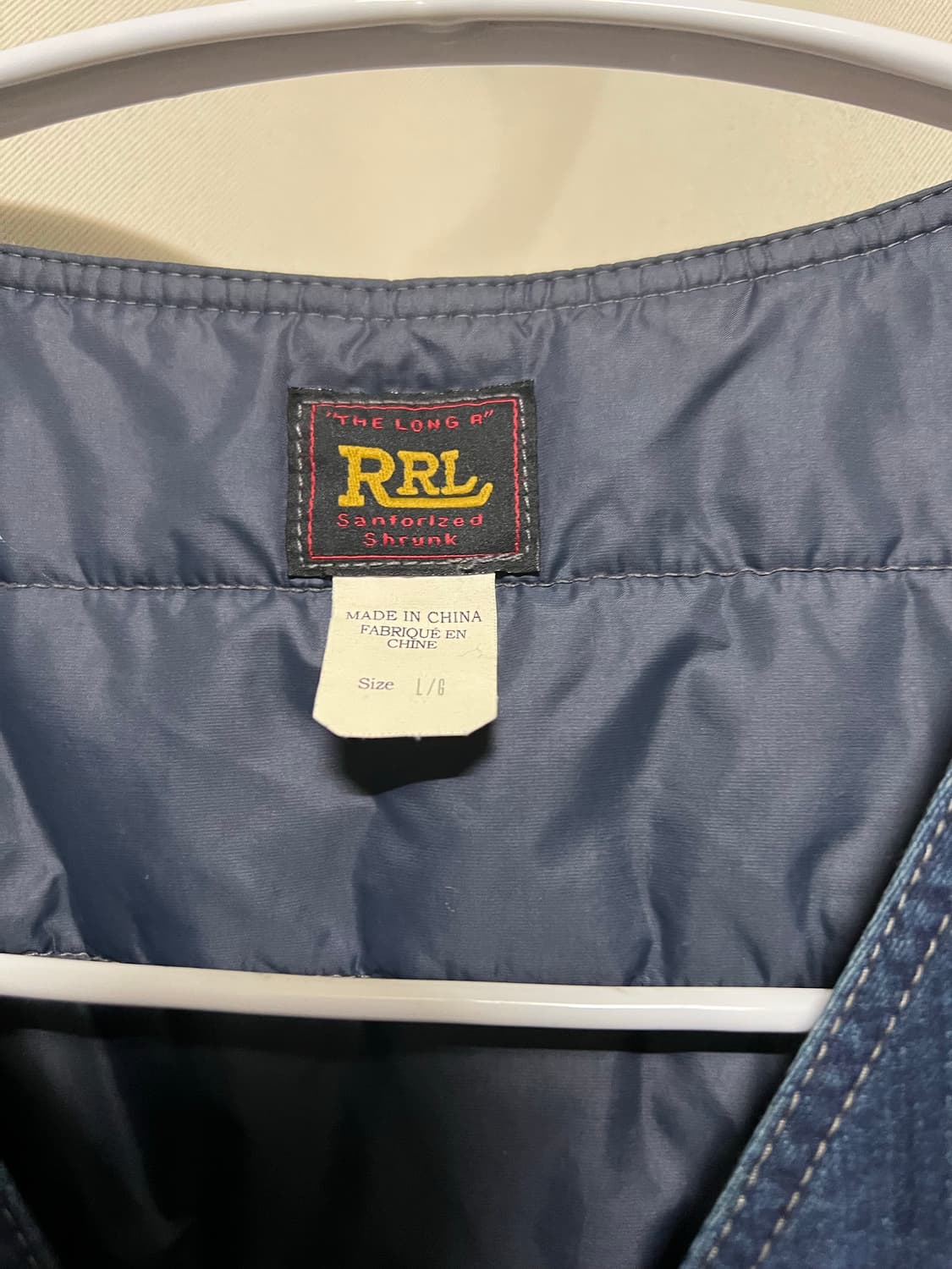 RRL 더블알엘 인디고 트윌 라이너 자켓 L 상품이미지5